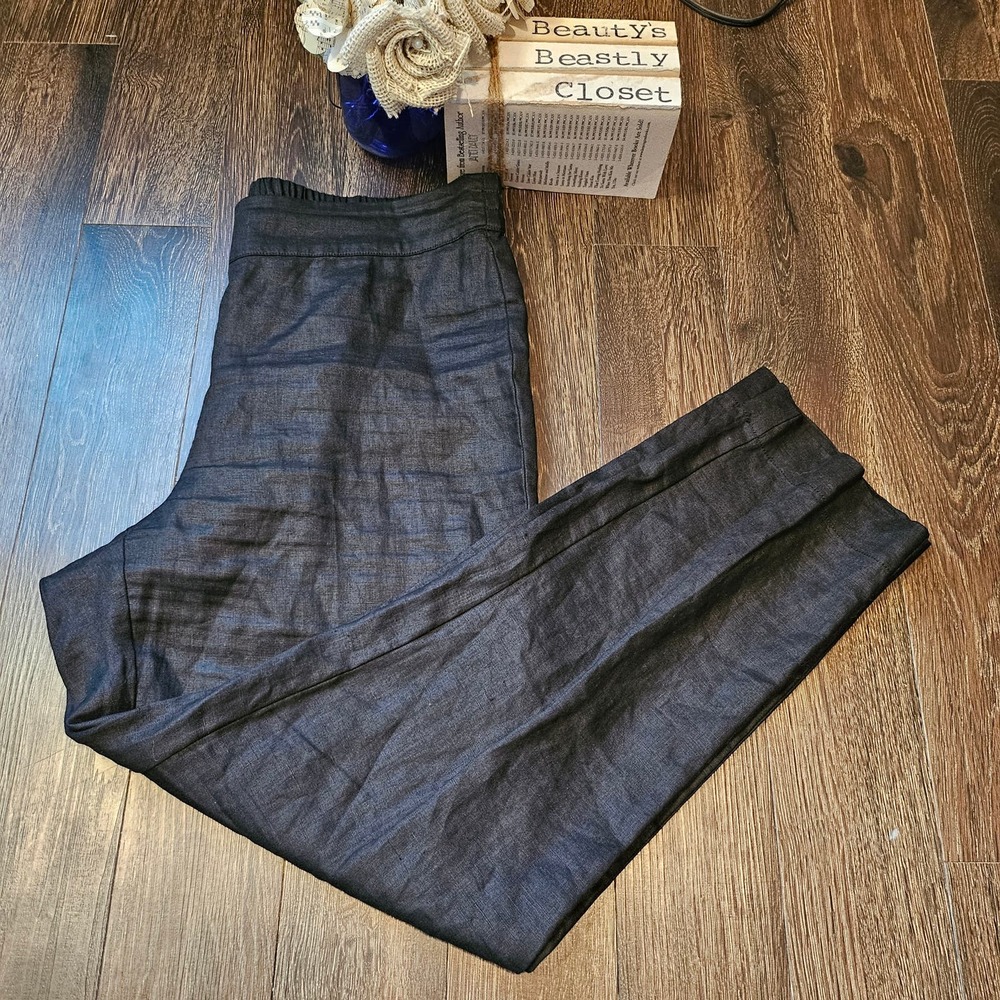Eileen Fisher Black Ankle Pants
